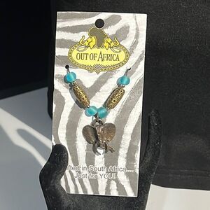 Out of Africa Handcrafted Elephant Necklace